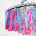 DarkCom Girls Tie Back Halter Tankini Set Two Pieces Bathing Suit Swimwear Style 3 Flower Tassel Pink B07M9V94B2